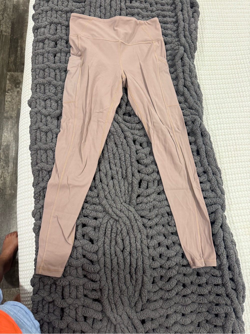PrANa Mauve Blush High-Waist Leggings